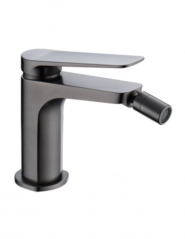 Grifo bidé redondo black gun metal