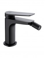 Grifo bidé redondo negro modelo Nápoles de Imex