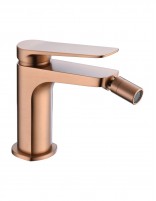 Grifo bidé redondo oro rosa