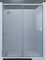 Mampara ducha sin perfil - inferior VALI de Seviban
