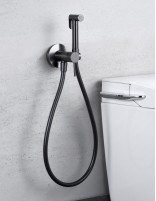 Ducha higiénica bidé black gun metal