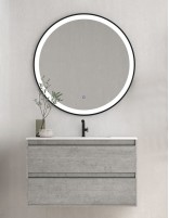 Mueble de baño con lavabo incluido cemento