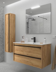 Mueble de baño suspendido Salgar modelo ATTILA 2 cajones