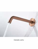 Grifería empotrada monomando oro y oro rosa -  lavabo Genova de Imex