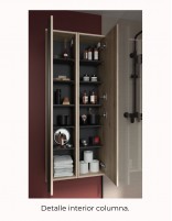 Mueble auxiliar baño Salgar detalle interior