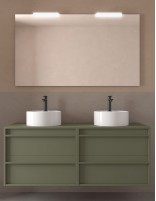 Mueble de baño 140 cm. green satin