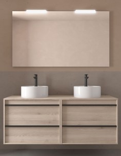 Mueble de baño 140 cm. modelo ATTILA de Salgar 2