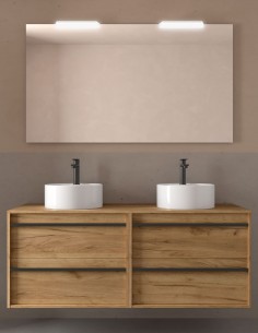 Mueble de baño 140 cm. modelo ATTILA de Salgar