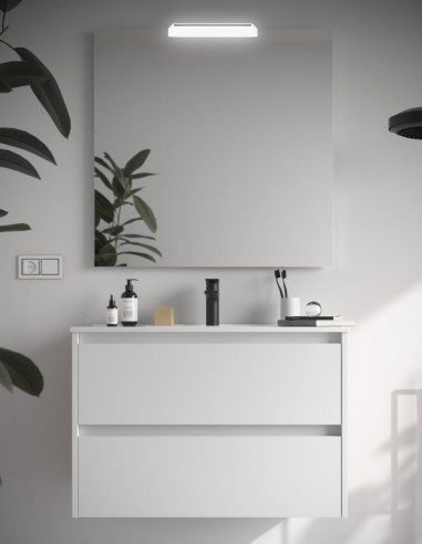 Mueble de baño Salgar modelo Noja white satin