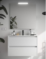 Mueble de baño Salgar modelo Noja white satin