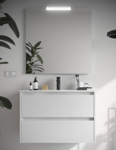 Mueble de baño Salgar modelo Noja white gloss