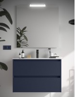 Mueble de baño Salgar modelo Noja blue satin