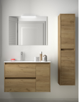 Mueble de baño con lavabo desplazado 85,5 cm modelo Noja de Salgar