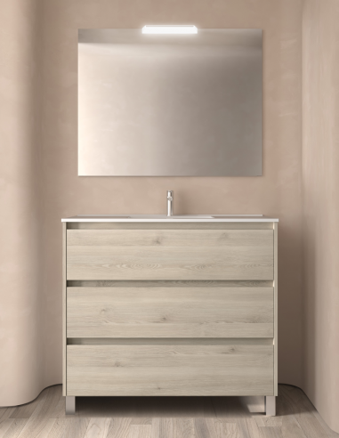 Mueble baño Salgar Noja natural