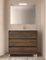 Mueble baño Salgar Noja nogal maya