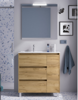 Mueble baño 3 cajones y puerta modelo Noja de Salgar