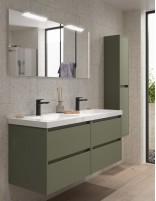 Mueble baño Noja Salgar green satin