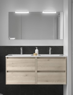 Mueble baño Salgar Noja - 120 cm con dos lavabos 2