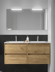 Mueble baño Salgar Noja - 120 cm con dos lavabos