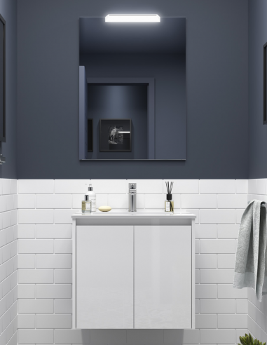 Mueble de baño Noja de Salgar white gloss