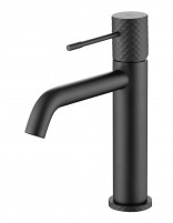 Grifo para lavabo negro y black gun metal - Genova de Imex