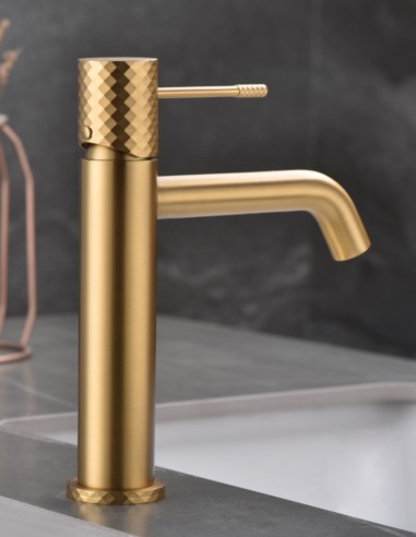 Grifo lavabo oro modelo Genova de Imex