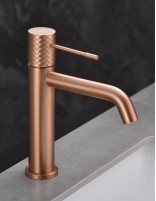 Grifo lavabo oro rosa  modelo Genova de Imex