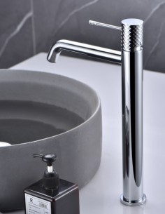 Grifo cromo para lavabo alto modelo Genova de Imex
