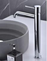 Grifo cromo para lavabo alto modelo Genova de Imex