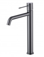 Grifo negro o black gun metal para lavabo alto - Genova de Imex