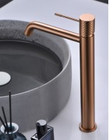Grifo oro y oro rosa para lavabo alto - Genova de Imex