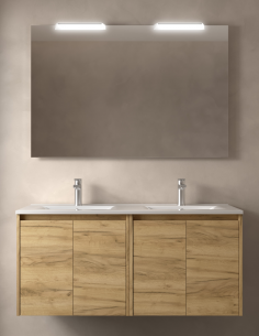 Mueble de baño Salgar Noja modelo 4 puertas 120 cm
