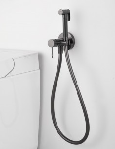 Grifería negra empotrada de bidé modelo Genova. 2