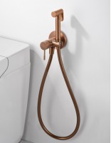 Grifería empotrada de bidé - oro rosa cepillado GENOVA de Imex ambiente