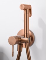 Grifería empotrada de bidé - oro rosa cepillado GENOVA de Imex detalle