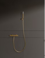 Grifería para ducha oro u oro rosa termostático - Genova de Imex