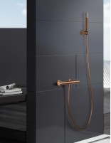 Grifería para ducha oro u oro rosa termostático - Genova de Imex