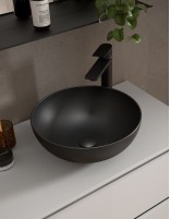 Conjunto mueble de baño suspendido detalle lavabo lokum