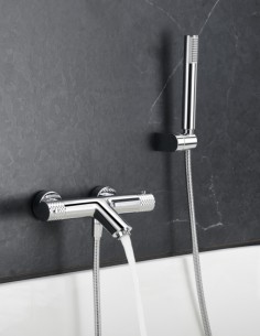 Grifería para bañera cromo termostática  modelo Genova de Imex
