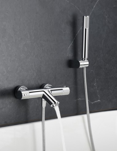 Grifería para bañera cromo termostática  modelo Genova de Imex