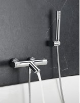 Grifería para bañera cromo termostática  modelo Genova de Imex