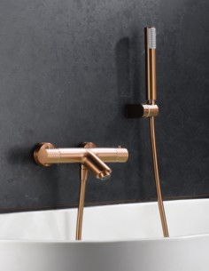 Grifería para bañera oro  termostática modelo Genova de Imex 2