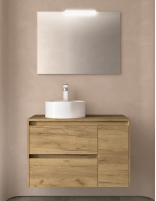 Conjunto mueble de baño 2 cajones y 1 puerta modelo Noja de Salgar