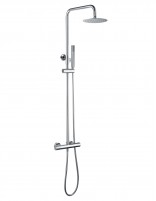 Barra de ducha cromo termostática modelo Génova de Imex detalle