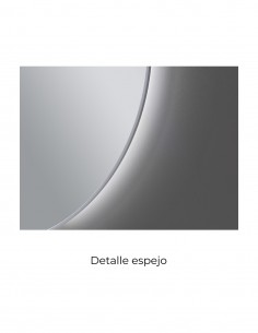 Espejo redondo blanco  LED modelo Enzo de PyP 2