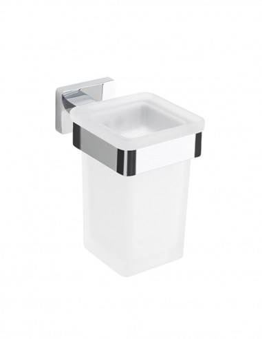 Portavasos pared cromo - KUBE de PyP