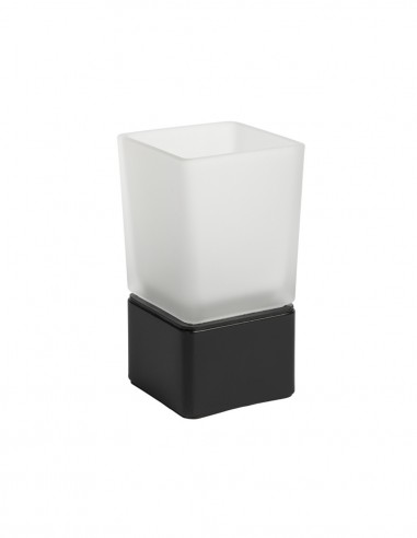 Vaso negro sobremesa de PyP