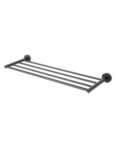 Porta toallas negro a pared de PyP