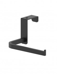 Portarrollos mueble negro de PyP