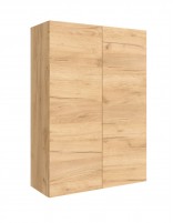 Mueble auxiliar de baño para colgar Salgar modelo Infinity de 2 puertas roble áfrica